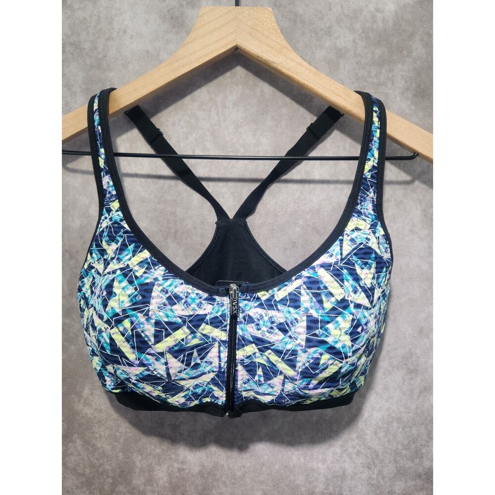 VSX Victoria’s Secret Knockout Sports Bra Zip Maximum Support 34D‎ Underwire
